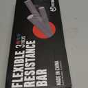 FitBeast Flex Therapy Bar, Tennis Elbow Therapy Bar - Ideal for Relieve Tendonitis Pain & Improve Grip Strength, Fitness Resistance Bar for Golfers Elbow & Tendinitis, Twist Bar for Physical Therapy (3 Piece Set - Red Green Blue)