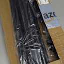 Double Curtain Rods 36 to 72 Inches with Solid Aluminum Alloy Brackets, 1 Inch Adjustable Drapery Rod, Heavy Duty Dual Curtains Rod for Window, Sliding Door, Bedroom Decoration, Matte Black