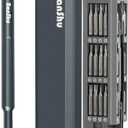Banshu 46 in 1 Small Precision Screwdriver Set, Magnetic Mini Screwdriver Set with Phillips, Pentalobe, Torx Star Bits for Glasses, Watch, iPhone, Macbook, Laptop, Computer, PC, PS5, Jewelers, Toys