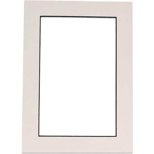 Poster Palooza 16x20 Mat for 11x14 Photos - White Bevel Cut Matboard with Black Core - for Pictures, Photos, Framing - 4-ply Thickness