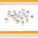 Yellow Mountain Imports Chinese Mahjong Set Rouge Prestige 146 Medium Tiles, Professional Set for Chinese-Style Play [ ]