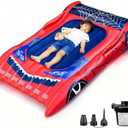 joyson Blow up Mattress Kids, Extra Large Kids Air Mattress with Electric Pump, Portable Toddler Inflatable Mattress for Home, Sleepovers, Camping, Travel