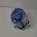 Inflatable Dog Cone Collar, Adjustable Size Velcro with Soft Padding Collar After Surgery for Medium Dogs to Stop Licking,Extra Enhanced Anti-Licking Guard Shield for Pets(Blue/M(6-9" Neck))