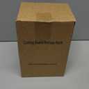 SUNFICON Cutting Board Rack Chopping Board Organizer Stand Holder Kitchen Countertop Pots Pan Lids Rack Organizer Flat Steel 4.92 x 5.7 x 8.47 in. Black