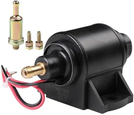 12V Electric Fuel Pump 2-3.5 PSI, 28 GPH for Gasoline and Diesel Engines - Compatible with Cars, Trucks, Boats, & Generators