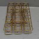 Patelai 2 Pieces Ice Cream Cone Baking Racks Cupcake Display Racks Cupcake Cone Stands Cupcakes Holders for Home Kitchen Baking Cooking Ice Cream Tools Supplies(Gold)