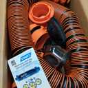 Camco RhinoEXTREME 20' RV Sewer Hose Kit  Premium Sewer Kit  Pre-Assembled & Ready-to-Use  Includes 4-in-1 Dump Station Adapter & Storage Caps  Crush & Abrasion Resistant (21012)