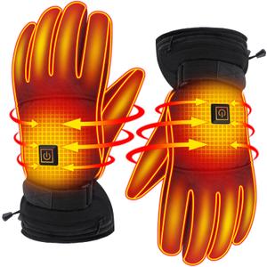 SVPRO Heated Gloves - Rechargeable Battery Powered Heating Gloves for Men & Women - Electric Thermal Ski & Winter Warm Heated Hand Warmer for Hunting, Fishing, Skiing, Cycling