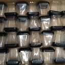 28 Pcs Chair Leg Sliders for Carpet, Square Chair Glides, Silicone Furniture Leg Protectors Caps, Carpet Protectors Table Feet Covers Cups, Teflon Furniture Pads Sliders (Fit:13/16" ~ 1")
