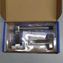 Ruacq Toilet Paper Holder Brushed Nickel Double Post Pivoting Square Tissue Holders Roll Holder Hangers Toilet Paper Stand Stainless Steel and Zinc Alloy Modern Wall Mounted