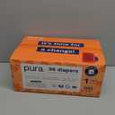 Pura Hypoallergenic Diapers, Size 1 (4-11lbs), Newborn, Totally Chlorine Free, Wetness Indicator, Suitable for Sensitive Skin, Soft Organic Cotton Comfort, Overnight, 3 Packs of 32 (96 Baby Diapers)