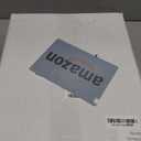 Pangda 6 Pcs Christmas Tree Figurines 11''/ 8.6''/ 7'' Champagne Gold Glittered Christmas Tree Resin Stone Xmas Holiday Figurines Xmas Desk Decor Centerpieces for Tabletop Decoration(White)