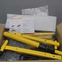 LED Light Work Stand: 21000LM Portable Lighting for Job Site, Construction & Garage Workshop (Yellow)