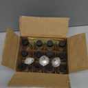 12 Pack, 2 oz Small Clear Glass Bottles w/Lid & 3 Funnels - 60ml Boston Shot Bottles for Health, Immunity, Potion, Wellness, Sample, Ginger, Juice - Mini Personal Care & Beauty Travel Bottle