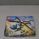 LEGO City Rescue Helicopter Construction Kit with Pilot, Hiker and Rescuer Minifigures, plus Toy Helicopter with Winch and Swivel Rotors, Nice Gift for Boys and Girls from 6 Years 60405