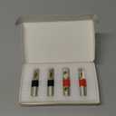 True Copper 8 AWG Gauge Set Screw Battery Wire Connectors Ring Terminals (Nickel Plated)