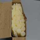 36 Pack Ivory 10-Inch Taper Candles - Premium Dripless, Smokeless & Unscented for Wedding Decor, Romantic Dinner, Party & Home - Long Burning Hand-Poured Tall Candles with Clean Finish