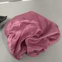 4Pcs Satin Bonnet Silk Bonnet, Hair Bonnet for Sleeping, Elastic Wide Band Sleep Cap, Soft and Breathable Silk Hair Wrap for Sleeping (Black Purple Rose Leopard)