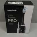 Aquasonic Duo Series PRO  Ultra-Whitening Electric Toothbrush Set  5 Modes & Smart Timers  Premium Travel Cases & 10 Proflex Brush Heads  ADA Accepted Toothbrushes
