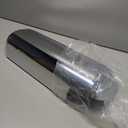 LQI Door Mirror Cover Driver Left & Right Passenger Side Chrome Compatible with Peterbilt 579 2013-2023 Silver