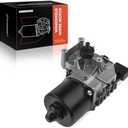 A-Premium Front Windshield Wiper Motor Compatible with Volkswagen Jetta 2011-2017, Sedan, 4-Pin