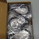 Carabiner Caribeaner Clip,Extra Large 4" Aluminum Carabeaner Keychain Hook,Spring Snap Key Chain Clip