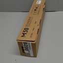 MICA Bluetooth Computer Speakers, Angled Retro Wooden Computer Sound Bar, 3.5mm Aux-in Connection, Vintage Wired USB Powered PC Speakers for Desktop Monitor, Laptop, Tablet - Yellow (M30T)