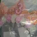 SuPoo Birthday Decorations for 3 Year Old Girl - Headband, Crown, Glitter Hair Band, Flower Princess Tiara Hair Accessory