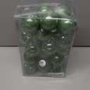 Clear Christmas Ball Ornaments, 30ct Shatterproof Xmas Ball Decorations 2.36 Inch Green Christmas Decorations for Xmas Tree Hanging Decorative Pet Baubles Set for Christmas Party