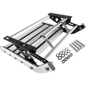 Manual RV Step Single Ladder Step Telescopic Folding RV Entry Stair Replacement for RV Camper Van Motorhome Travel Trailer