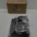 iDavosic.ly Plant Stand Indoor Outdoor, 8 Tier Corner Metal Flower Display Holder Shelf, Easy Assembly Folding Tall Orchid Rack for Patio Balcony Porch Garden Living Room House, Black