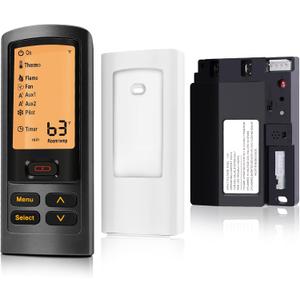 6V Electronic Igniton IPI Fireplace Control Module and Remote RC300 Compatible with Heatilator Heat-N-Glo for H3V Valve System Replace 2166-330 2166-347