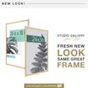 MCS Studio Gallery 24x36 Poster Frame Natural Woodgrain Engineered Wood, Vertical & Horizontal Wall Hanging Large Picture Frame for Photos, Posters & Art Prints (1-Pack)