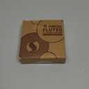 Fluted Cookie Cutters- Round Biscuit Cutters Set of 6 Pieces, Double Sided Fluted and Plain Edge Cookie Cutters, Stainless Steel