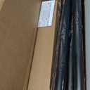 Zeerobee Curtain Rods for Windows 66 to 120, 1 Inch Adjustable Heavy Duty Black Curtain Rod, Outdoor Indoor Room Divider Modern Drapery Pole, 66-120"