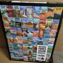 National Parks Puzzle for Adults 1000 Pieces, Hand-Drawn Illustrations of National Parks, Zion, Yellowstone, Yosemite, Beautiful Nature Landscape Puzzle (No Frame, 50x70cm)