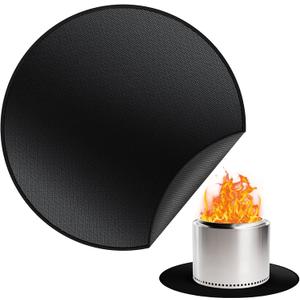 38Fire Pit Mat for Bonfire,Reusable Under Grill Mats for Outdoor Grill&Deck Fireproof, Oil-Proof fire Pit mats for Deck Patio Grass Outdoor Grill Accessories.