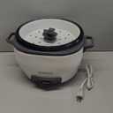 BLACK+DECKER Rice Cooker 28 Cups Cooked (14 Cups Uncooked) with Steaming Basket, Removable Non-Stick Bowl, White