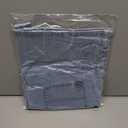 PLNOTME Womens High Waisted Denim Shorts Summer Casual Button Down Baggy Jean Shorts with Pockets (Blue)
