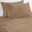 1000 Thread Count 100% Egyptian Cotton Pillow Cases, Set of 4 Pillowcase, Long-Staple 100% Cotton Breathable, Soft Sateen Weave Bed Pillow Cover, 20 X 30 Inches Pillowcases Taupe Standard Size