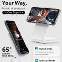 Mag.Safe Charger - iPhone Charger Stand, Magnetic Fast Wireless Charger for iPhone 17/16/15/14/13/12 Series - White