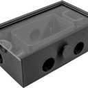 Bristle Worm Trap with Window (Black)