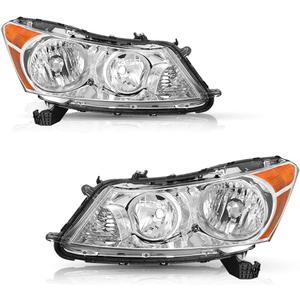 Headlights Assembly LH+RH Replacement for Honda Accord 2008-2012