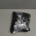 R.Vivimos Women Lace Long Skirts Summer Elastic Asymmetrical Layered Hem Sexy See-Through Beach Floral Maxi Skirts (Black)