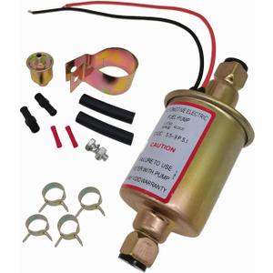 E8012S Universal 12V Electric Fuel Pump 5.5-9 PSI For All 12 Volt Cars, Trucks, Boats & Generators FD0002, P60430, EP12S, 6414671