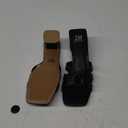 SM New York Black Heel Sandals Size 9.5