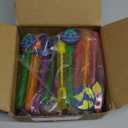 24Pieces Outer Space Bubble Wands(8 Style),Astronaut/Rocket/Planet Cute Bubble Wand Great for Glow Outer Space Birthday Party Supplies, Goodie Bags Stuffer Prizes Birthday Gift