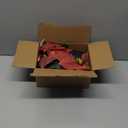 Poinsettias Artificial Christmas Flowers Tabletop Small Red Poinsettia Plant Artificial 9 Inch Faux Winter Flowers for Xmas Ornament Porch Home Garden Decorations(2 Pack)