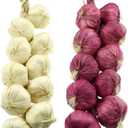 Gresorth 2pcs Artificial Onion String Fake Vegetable Home Party Christmas Harvest Decoration