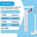PL18-B 18W Replacement Tube Light Bulb for OttLite T18330 PL18-B-FFP OTL18TCB Fluorescent Light Bulb,Tpye B,Bright Natural Daylight,2G11 Base,930lm,9'' Overall Length 2 Pack